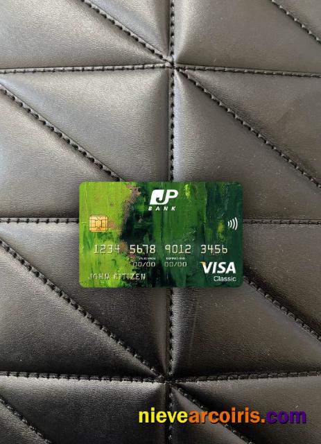 Japan Post bank visa classic card photolook